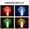 Novo USB LED Rose Desktop Night Light para quarto 